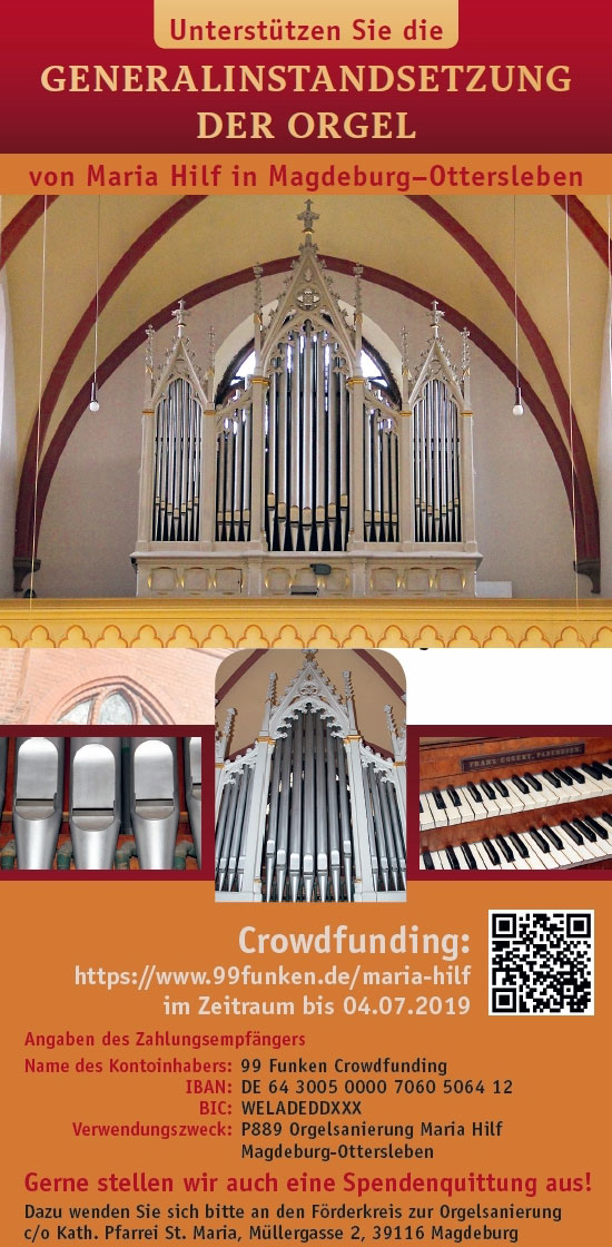 Bitte um Unterstützung der Orgelsanierung